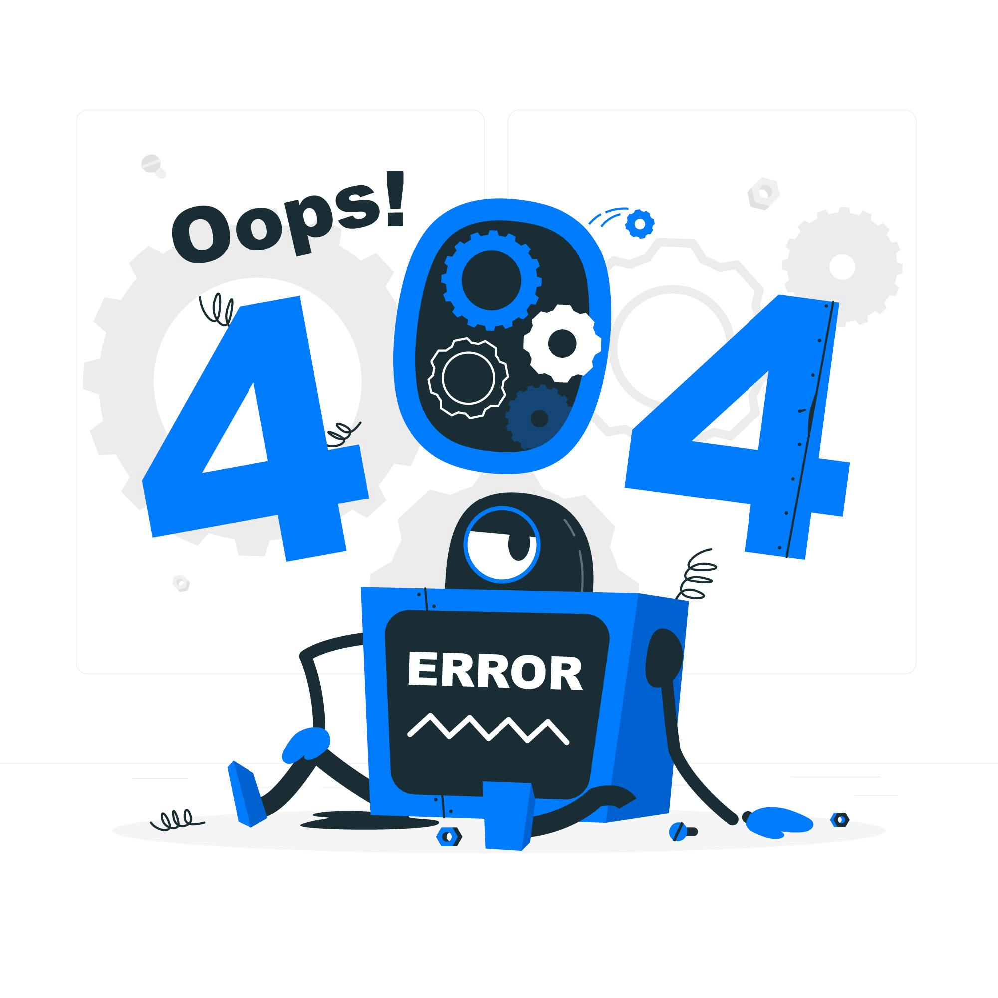 erreur 404